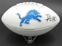 Terrion Arnold Autographed Lions Football