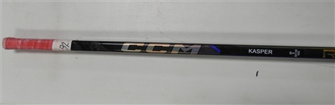 Marco Kasper Game Used Stick