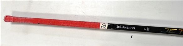 Albert Johansson Game Used Stick