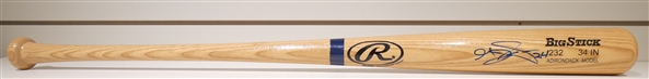 Grady Sizemore Autographed Bat