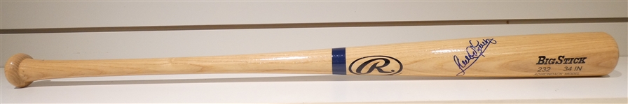 Sandy Alomar, Jr Autographed Bat