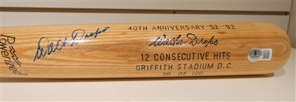 Walt Dropo Autographed Bat