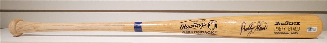 Rusty Staub Autographed Bat