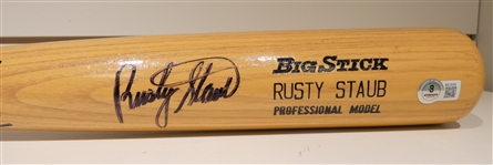 Rusty Staub Autographed Bat