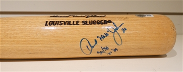 Howard Johnson Autographed Bat