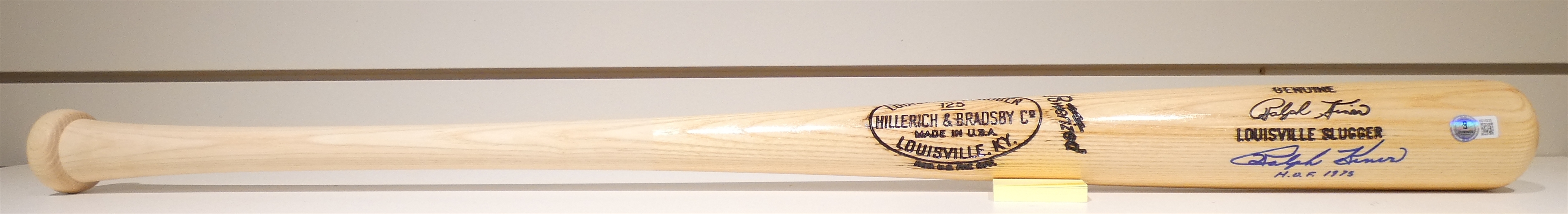 Ralph Kiner Autographed Bat