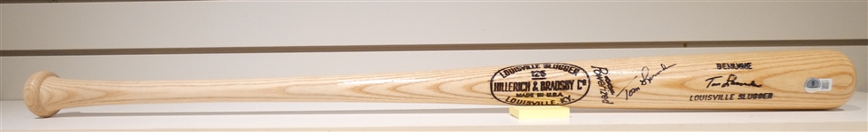 Tommy Lasorda Autographed Bat