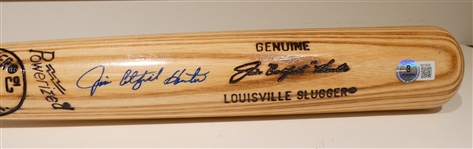 Jim Catfish Hunter Autographed Bat