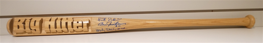 Kirk Gibson, Bill Freehan & Mickey Stanley Autographed Bat