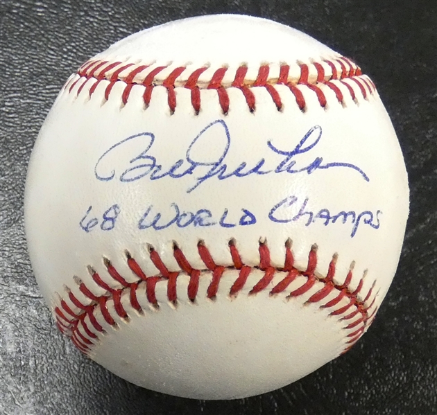Bill Freehan Autographed Baseball w/ 68 Champs