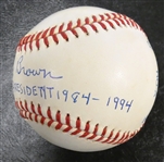 Bobby Brown Autographed Baseball