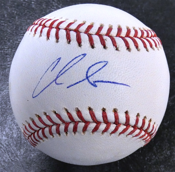 Chris Getz Autographed Baseball