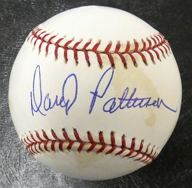 Daryl Patterson Autographed Baseball