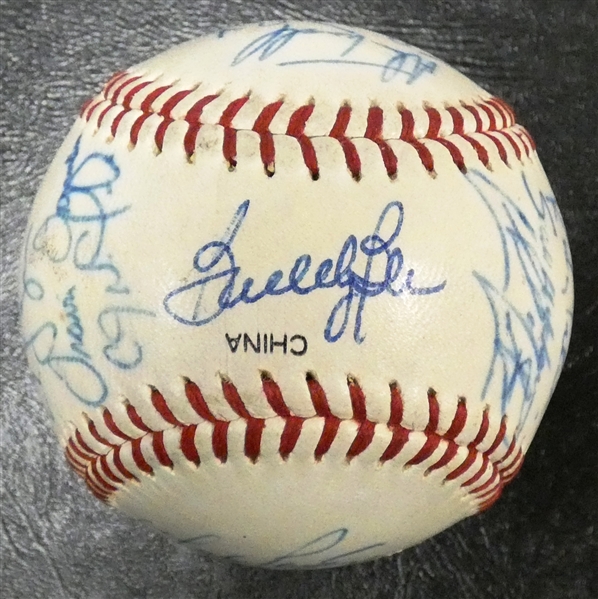 1998 Detroit Tigers Team Signed Baseball