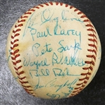 1977 Detroit Tigers Team Signed Baseball