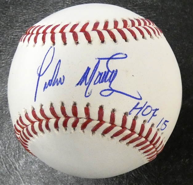 Pedro Martinez Autographed Baseball