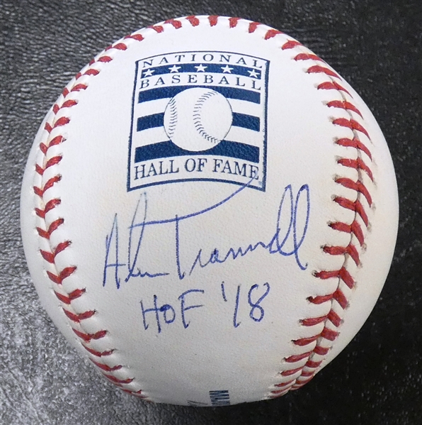 Alan Trammell Autographed Baseball