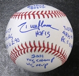 Randy Johnson Autographed Stat Baseball