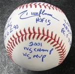 Randy Johnson Autographed Stat Baseball