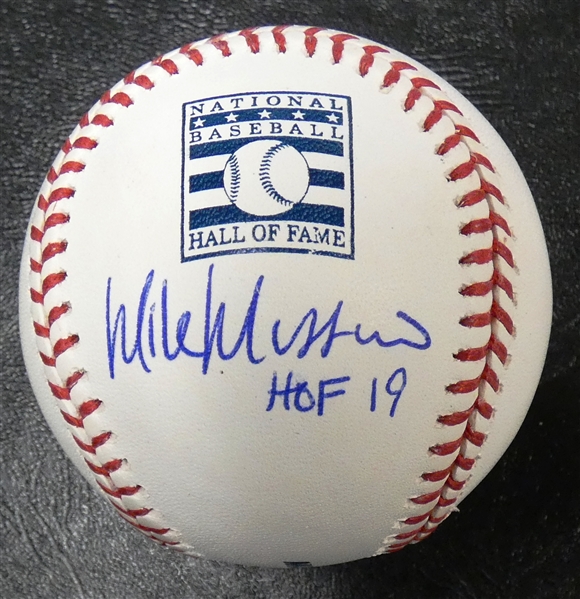 Mike Mussina Autographed HOF Baseball