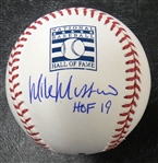 Mike Mussina Autographed HOF Baseball