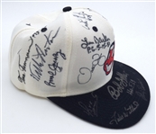 Cleveland Indians Hat Signed by 11