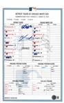 Parker Meadows & Colt Keith Autographed 2024 Line Up Card