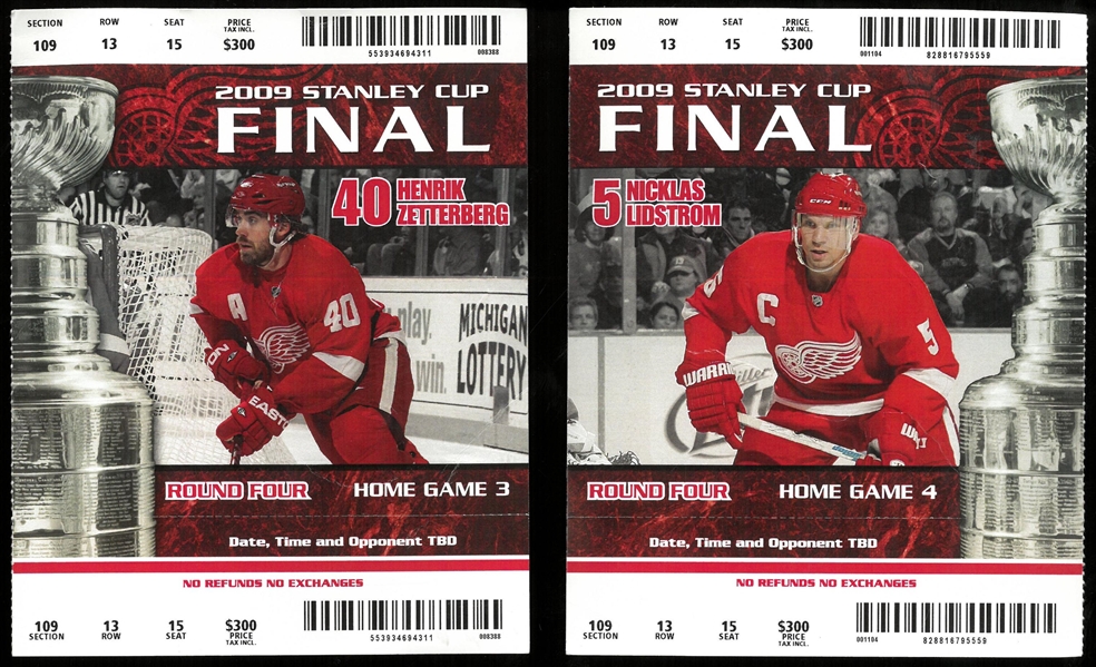 2009 Stanley Cup Finals Tickets - Red Wings vs Penguins