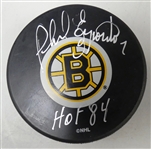 Phil Esposito Autographed Bruins Puck