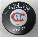 Henri Richard Autographed Canadiens Puck