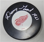 Danny Grant Autographed Red Wings Puck