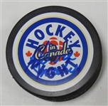 Howie Meeker Autographed HNIC Puck