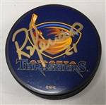 Ray Ferraro Autographed Thrashers Puck