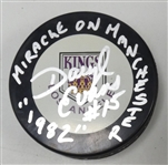 Daryl Evans Autographed Kings Puck