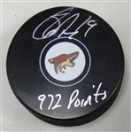 Shane Doan Autographed Coyotes Puck