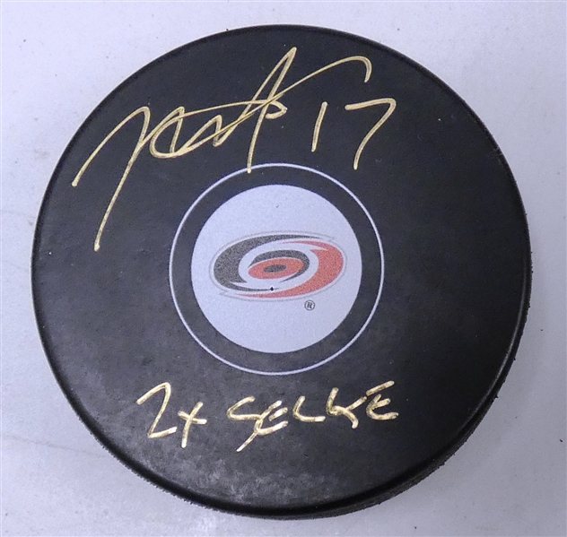 Rod BrindAmour Autographed Hurricanes Puck