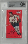 Henri Richard Autographed 1994 Parkhurst