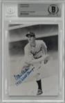 Elden Auker Autographed 4x6 Photo