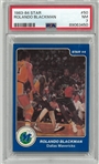 Rolando Blackman PSA 7 1983/84 Star Rookie Card