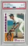 Don Mattingly 1984 Topps PSA 8 Rookie Card