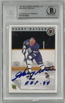 Harry Watson Autographed 1991 Ultimate