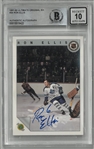 Ron Ellis Autographed 1991 Ultimate