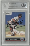 Lou Whitaker Autographed 1992 Leaf