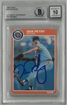 Dan Petry Autographed 1985 Fleer
