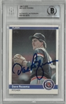 Dave Rozema Autographed 1984 Fleer