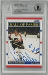 Bill Barber Autographed 1990/91 Score
