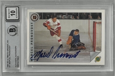 Marcel Pronovost Autographed 1991 Ultimate