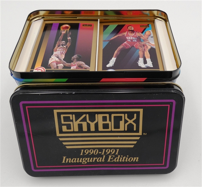 1990/91 Skybox Basketball Tin 