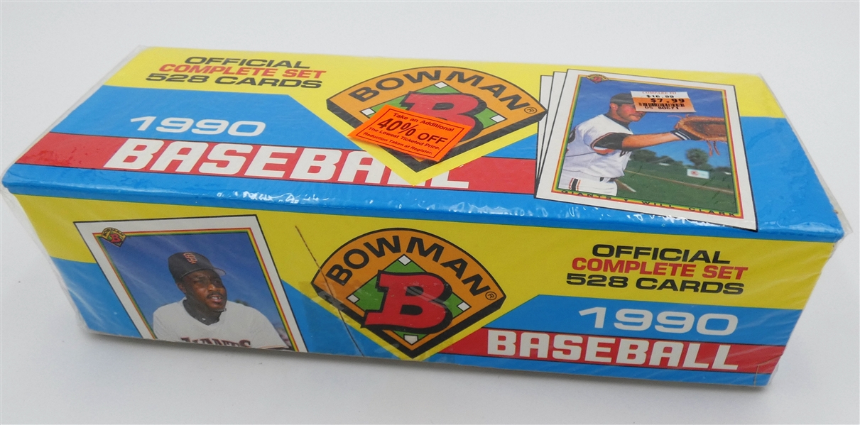 1990 Bowman Baseball Factory Set