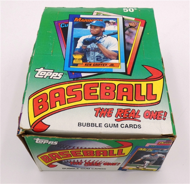 1990 Topps Baseball Wax Box
